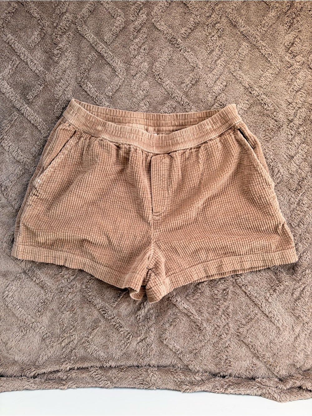aerie Women's Corduroy Shorts in Beige